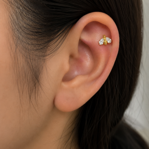 Piercing Titânio Abelha