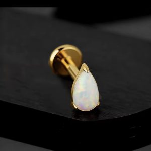 Piercing Titânio Gota furta cor