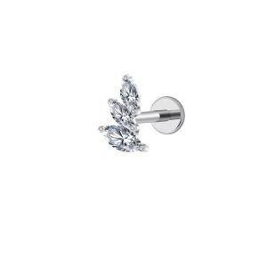 Piercing Titânio 3 Pétalas