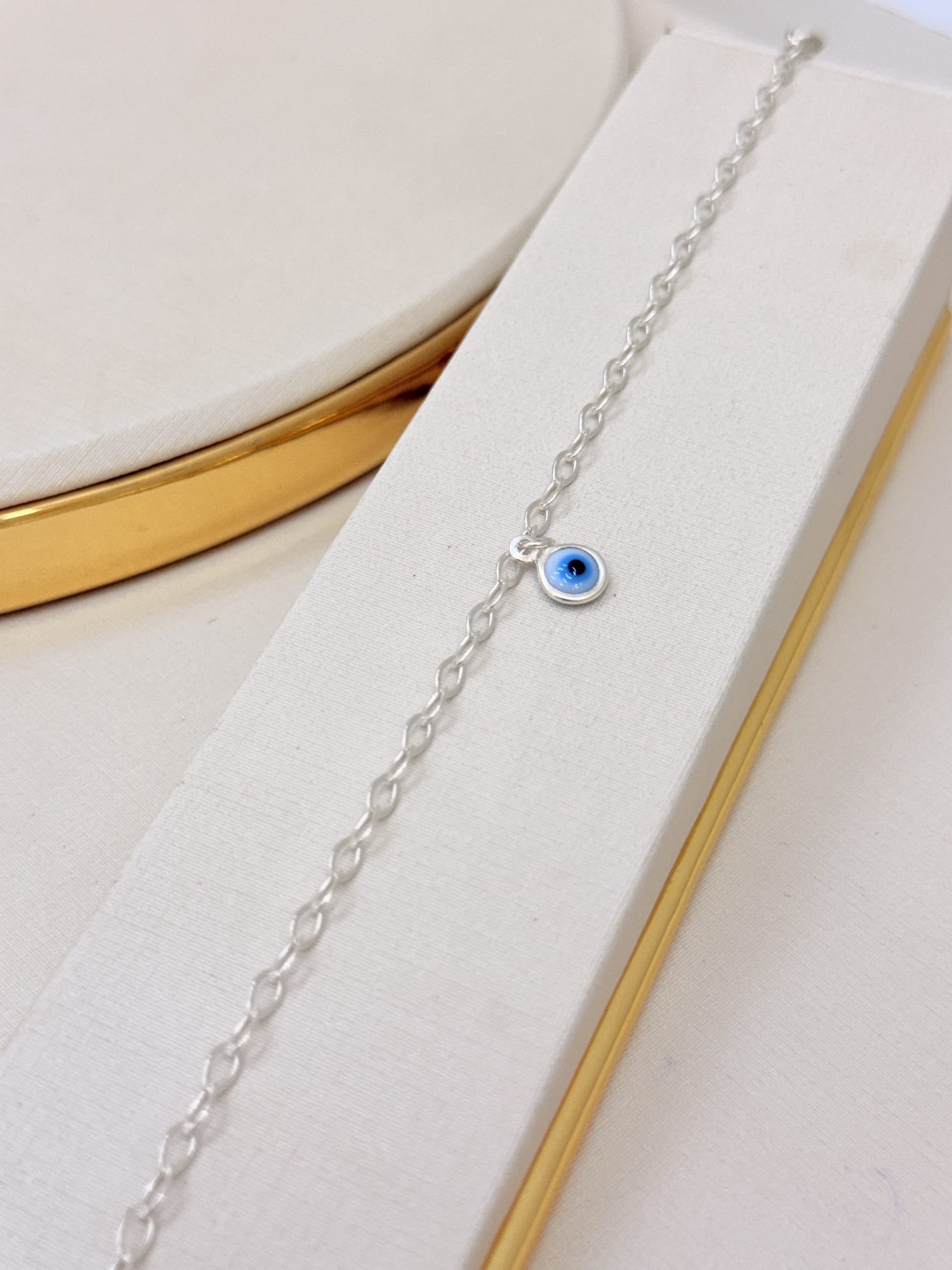 Pulseira Prata 925 Olho Grego