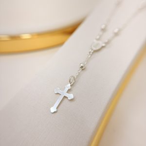 Pulseira Prata 925 com Pingentes Religiosos