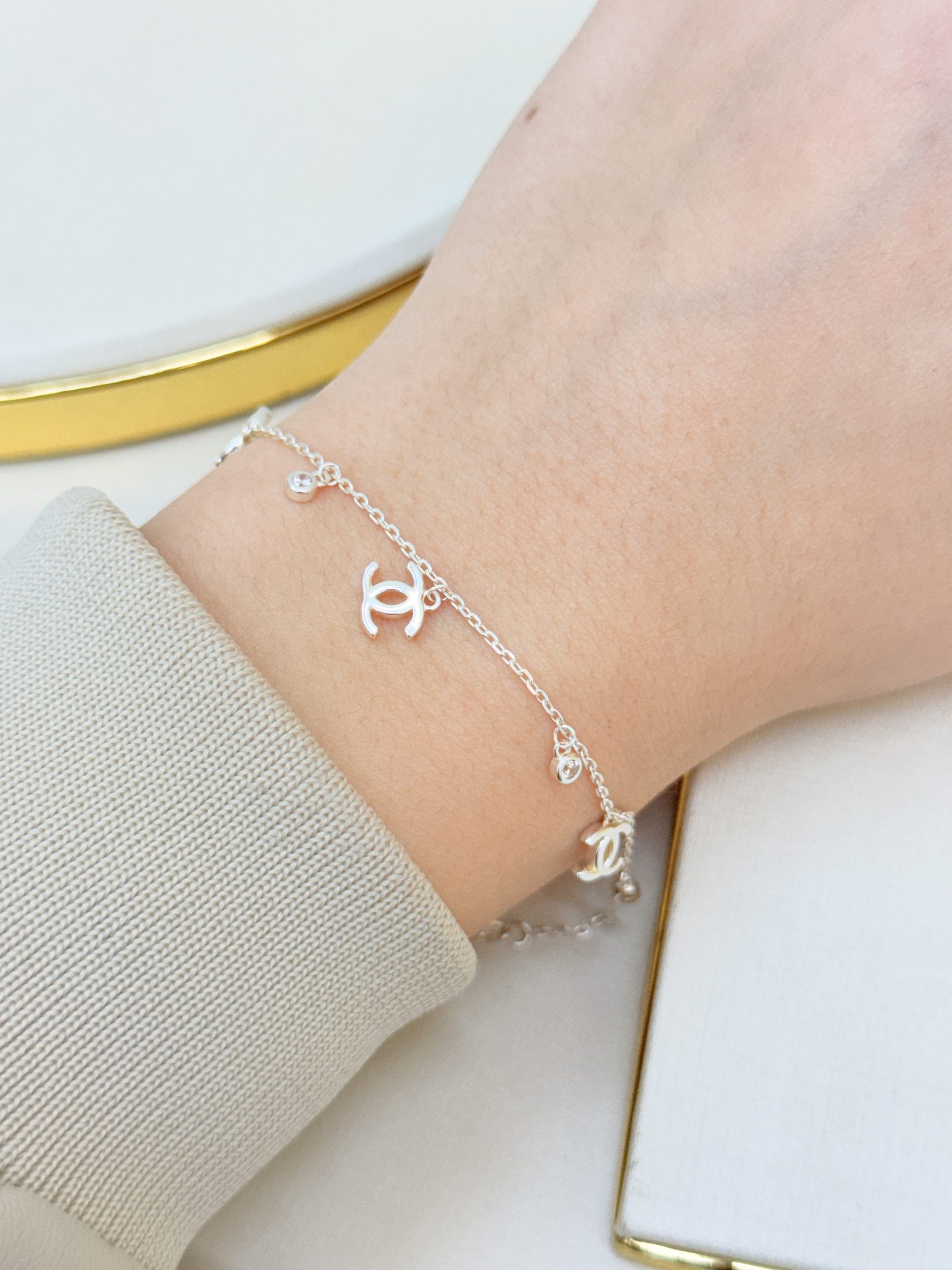 Pulseira Prata 925 com Detalhes Inspiração