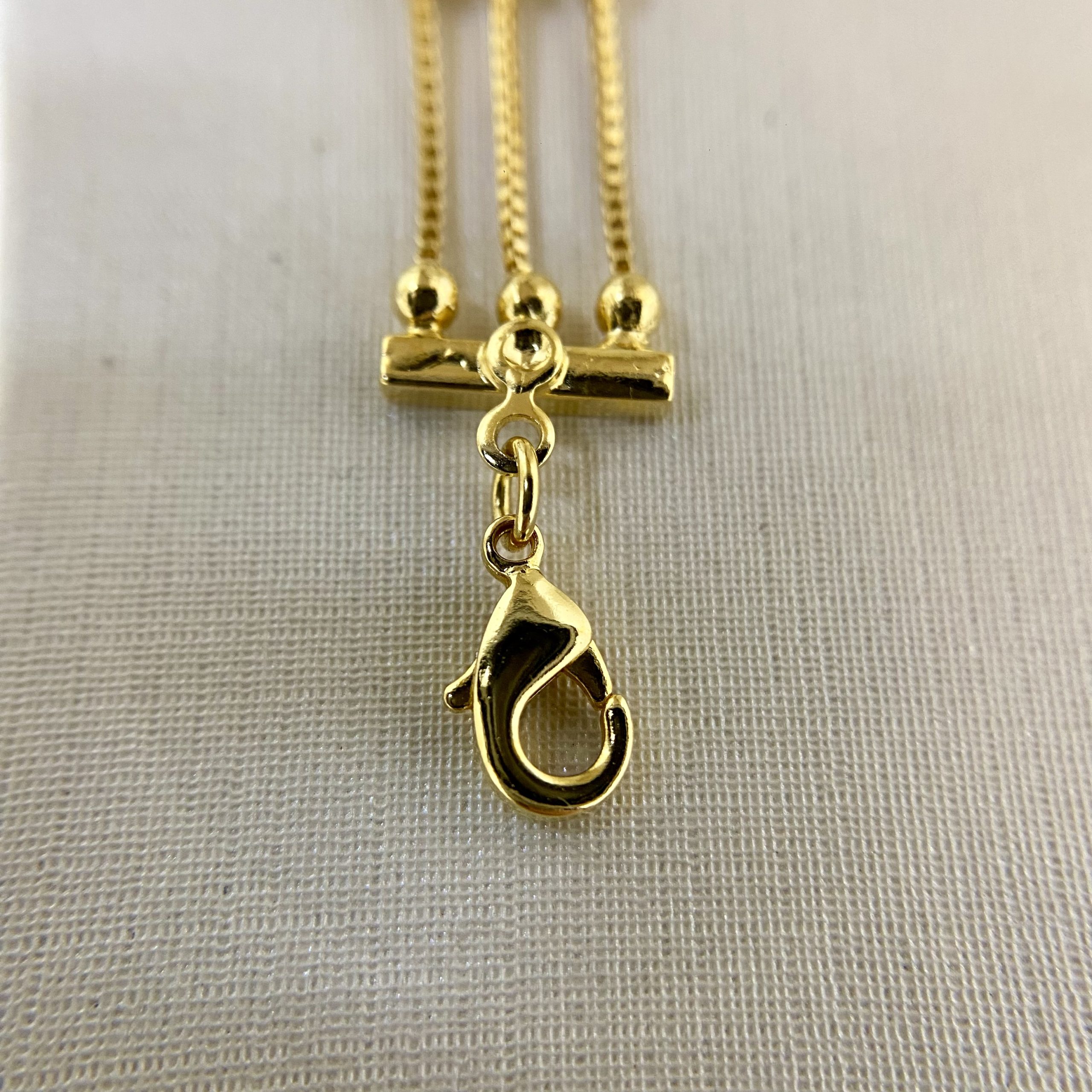 Colar Choker TriplaBolinhas Centrais - Imagem 3
